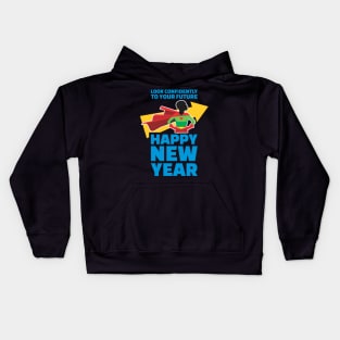 Look Confidently To Your Future (2) | New Year Kids Hoodie